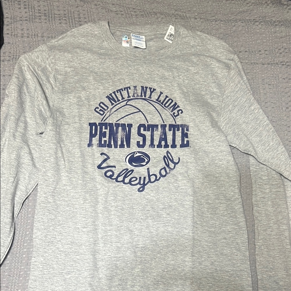 Champion Gray Penn State Volleyball Long Sleeve Shirt